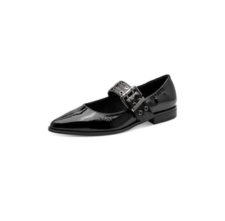 Apolo Ballerina Shoe | Black Patent