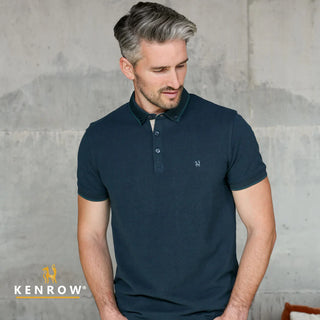 Kenrow Pedro Polo Teal Birdseye