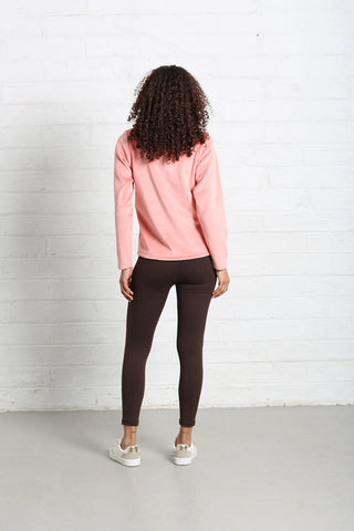 Paige Half Zip | Terracotta
