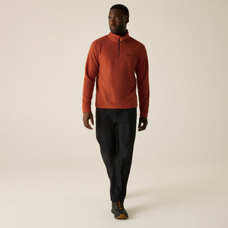 Thompson Lightweight Half Zip Fleece | Rooibos Tea