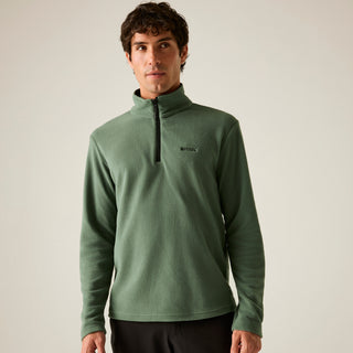 Thompson Lightweight Half Zip Fleece | Dark Forest Green