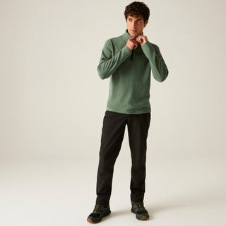 Thompson Lightweight Half Zip Fleece | Dark Forest Green