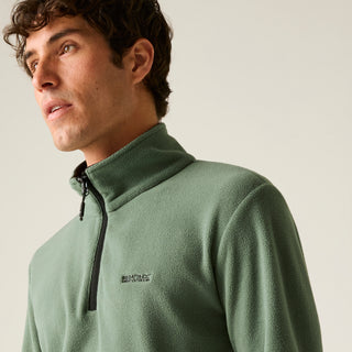 Thompson Lightweight Half Zip Fleece | Dark Forest Green