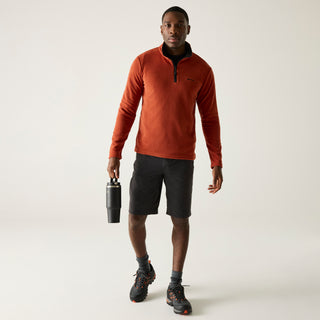 Men's Thompson Lightweight Half Zip Fleece | Brick