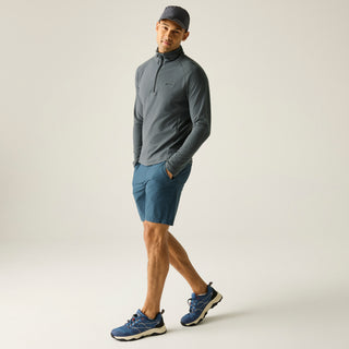 Men's Montes Lightweight Half Zip Fleece | Dark Storm