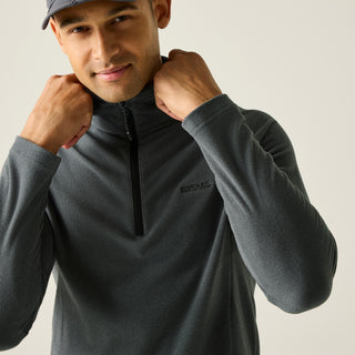 Men's Montes Lightweight Half Zip Fleece | Dark Storm