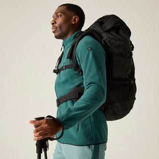 Men's Hadfield Full Zip Fleece | Mediterranean Blue