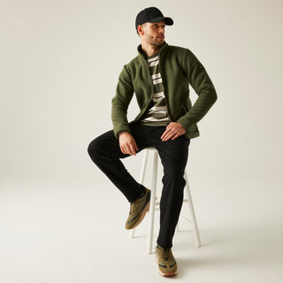 Men's Garrian II Full Zip Fleece | Dark Khaki