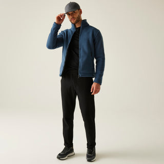 Men's Garrian II Full Zip Fleece | Blue Indigo Black