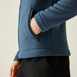 Men's Garrian II Full Zip Fleece | Blue Indigo Black