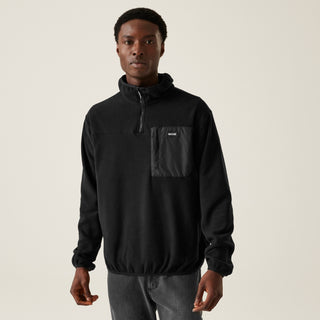 Men's Frankie Half Zip Fleece | Black