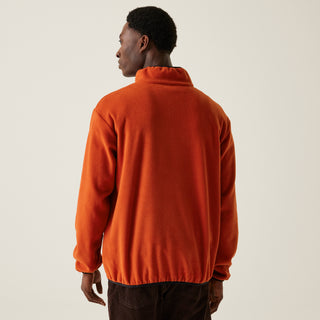 Men's Frankie Half Zip Fleece Red Ochre