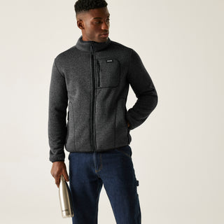 Men's Barlee Full Zip Fleece | Black