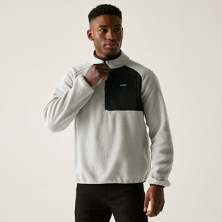 Men's Frankie Borg Half Zip Fleece | Moonstruck