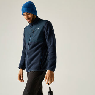 Morran Water Resistant Full Zip Fleece | Navy