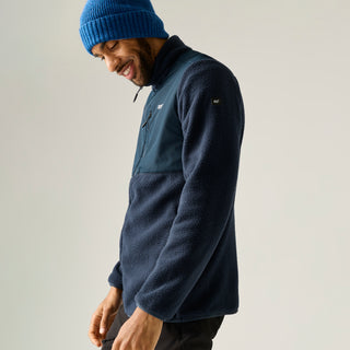 Morran Water Resistant Full Zip Fleece | Navy