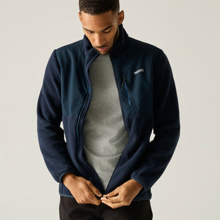 Morran Water Resistant Full Zip Fleece | Navy