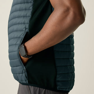 Men's Andreson Hybrid Gilet | Dark Storm Black