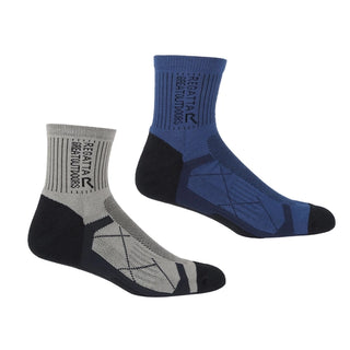 Men's 2 Pair Outdoor Active Socks | Navy Blue