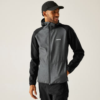 Men's Arec III Softshell Jacket | Ash Marl Ash Black