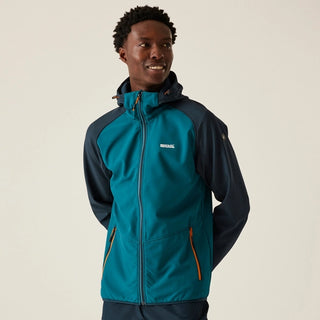 Men's Arec III Softshell Jacket Moroccan Blue Navy Fox