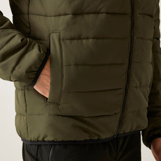 Men's Helfa Insulated Quilted Jacket | Olive Night