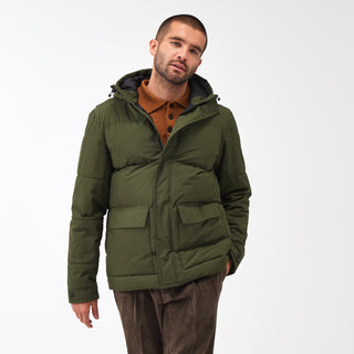 Men's Falkner Baffled Jacket Dark Khaki