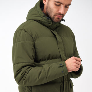 Men's Falkner Baffled Jacket Dark Khaki