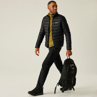Men's Marizion Padded Jacket | Black Gold Fleck