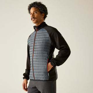 Men's Clumber Hybrid Jacket | Dark Storm Black