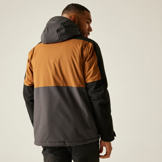 Men's Maland Waterproof Insulated Jacket | Brown Black