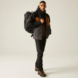 Men's Maland Waterproof Insulated Jacket | Brown Black