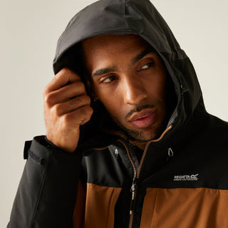 Men's Maland Waterproof Insulated Jacket | Brown Black