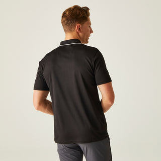 Men's Maverick V Active Polo Shirt | Black