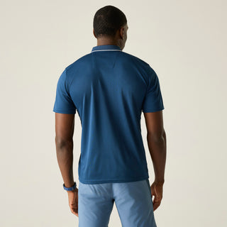 Men's Maverick V Active Polo Shirt | Moonlight Denim