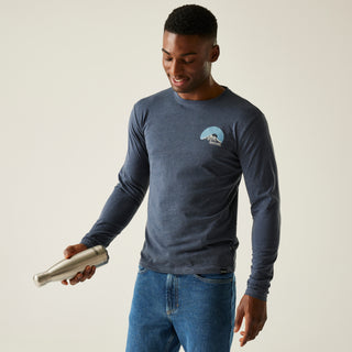 Men's Maylow Long Sleeved T-Shirt | Navy
