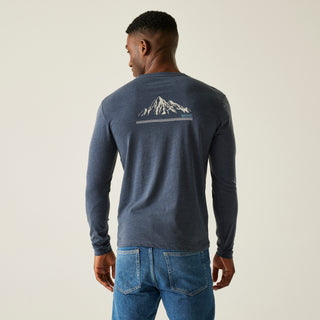 Men's Maylow Long Sleeved T-Shirt | Navy