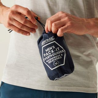 Men's Pack-It Waterproof Overtrousers | Navy