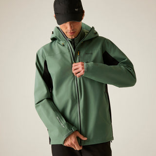 Birchdale II Waterproof Jacket | Dark Forest Green Black