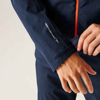 Men's Birchdale II Waterproof Jacket | Navy Tangerine Tango