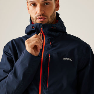 Men's Birchdale II Waterproof Jacket | Navy Tangerine Tango