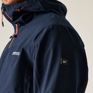 Men's Birchdale II Waterproof Jacket | Navy Tangerine Tango