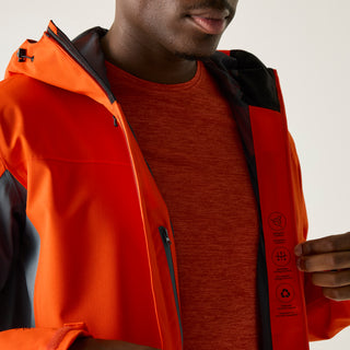 Men's Birchdale II Waterproof Jacket | Rusty Orange Dark Storm