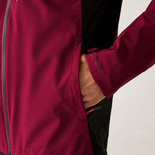 Men's Birchdale II Waterproof Jacket | Dark Maroon Black