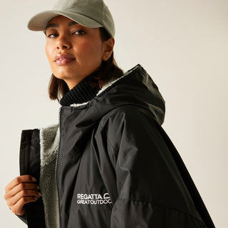 Adult's Waterproof Changing Robe | Black