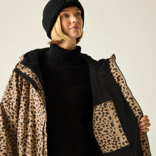 Adult's Waterproof Changing Robe | Abstract Leopard Print