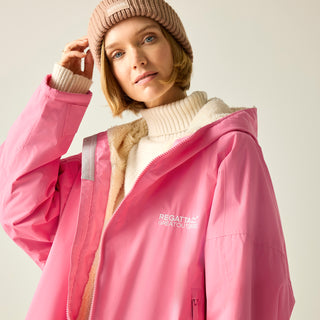 Adult's Waterproof Changing Robe | Pink Lemonade