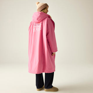 Adult's Waterproof Changing Robe | Pink Lemonade