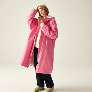 Adult's Waterproof Changing Robe | Pink Lemonade