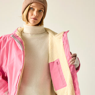 Adult's Waterproof Changing Robe | Pink Lemonade